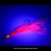 Октопус на ассистах Striker Big Fish Octopus Pink, съемка в ультрафиолете