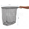 Голова подсачека NAKAZIMA Rubber Net 65×55×60см(прорезиненная сетка)