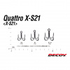 Крючок-четверник Decoy Quattro X-S21