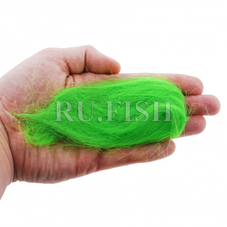 Волокна синтетические Hends Neon Hair Long Fiber 89 Chartreuse, на ладони