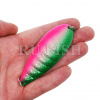 Блесна Fujiwara Sake Katz 90 мм 45 гр Silver Powder Grippin #5166, на ладони