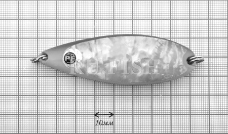 Блесна на кету PF Aki Aji Shell 45 гр PRS03 Glow, фото Ru.Fish