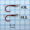 Крючки ассист Sasame N-311 Trout Minnow 3L, фото Ru.Fish