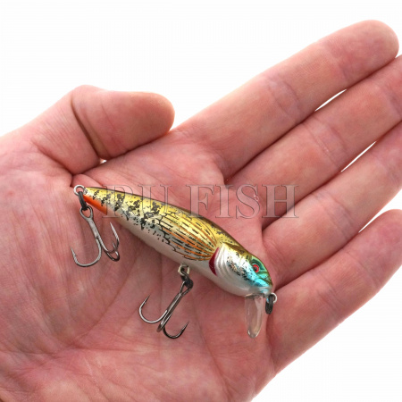 Воблер Asakura Bullhead 6 SR-SP 9.1 гр 150 на ладони