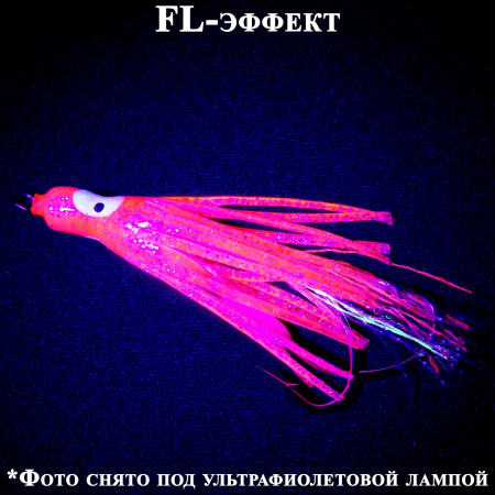 Октопус на ассистах Striker Aki Aji Fuchsia №20 S, фото Ru.Fish