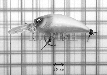 Воблер DUEL L-Bass Crank MR 50F, размер, миллиметровая сетка