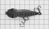 Воблер Asakura Bullhead 6 SR-S 9.9 гр 045 размер на миллиметровой сетке, вид сверху