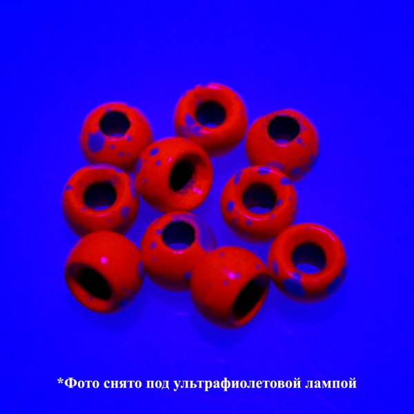 Головки вольфрамовые цветные LWS Color Tungsten beads 3.3 мм Y-Orange 10 шт, фото Ru.Fish