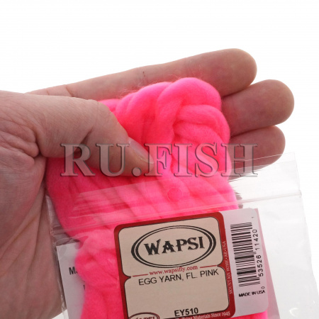 Пряжа Wapsi Egg Yarn Fl Pink на ладони