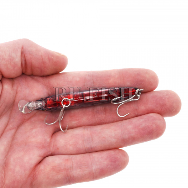 Воблер DUEL L-Blue Fix Minnow 70S 8 гр HRI, брюшко