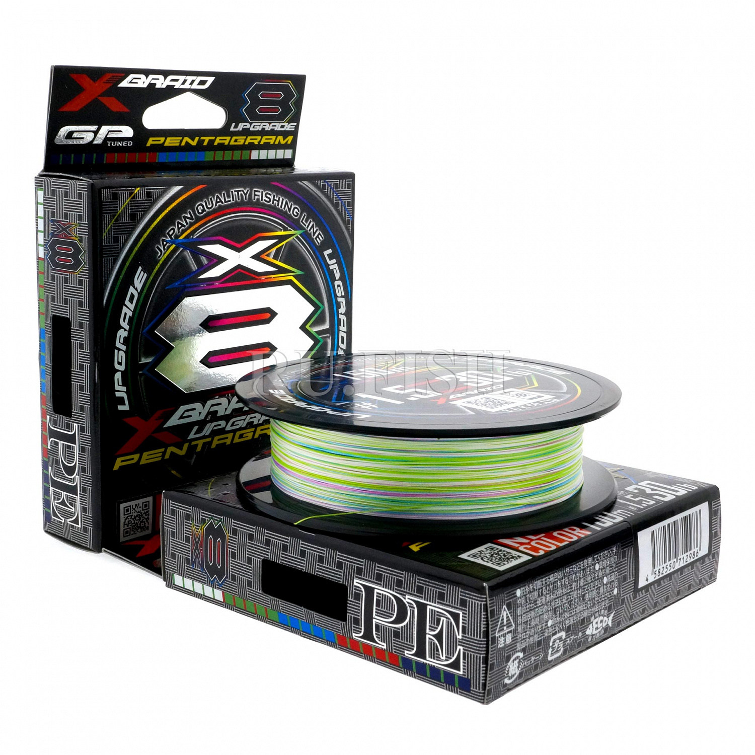 Шнур плетенный YGK X-Braid UPGRADE X8 Pentagram 200m 0.205мм #1.5