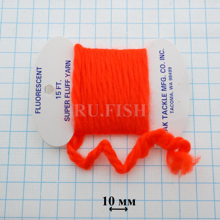 Пряжа мохеровая Zak Tackle Super Fluff Yarn 1.5m