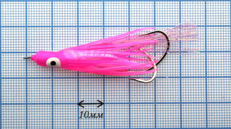 Октопус на ассистах Striker Aki Aji Pink №20 S, фото Ru.Fish