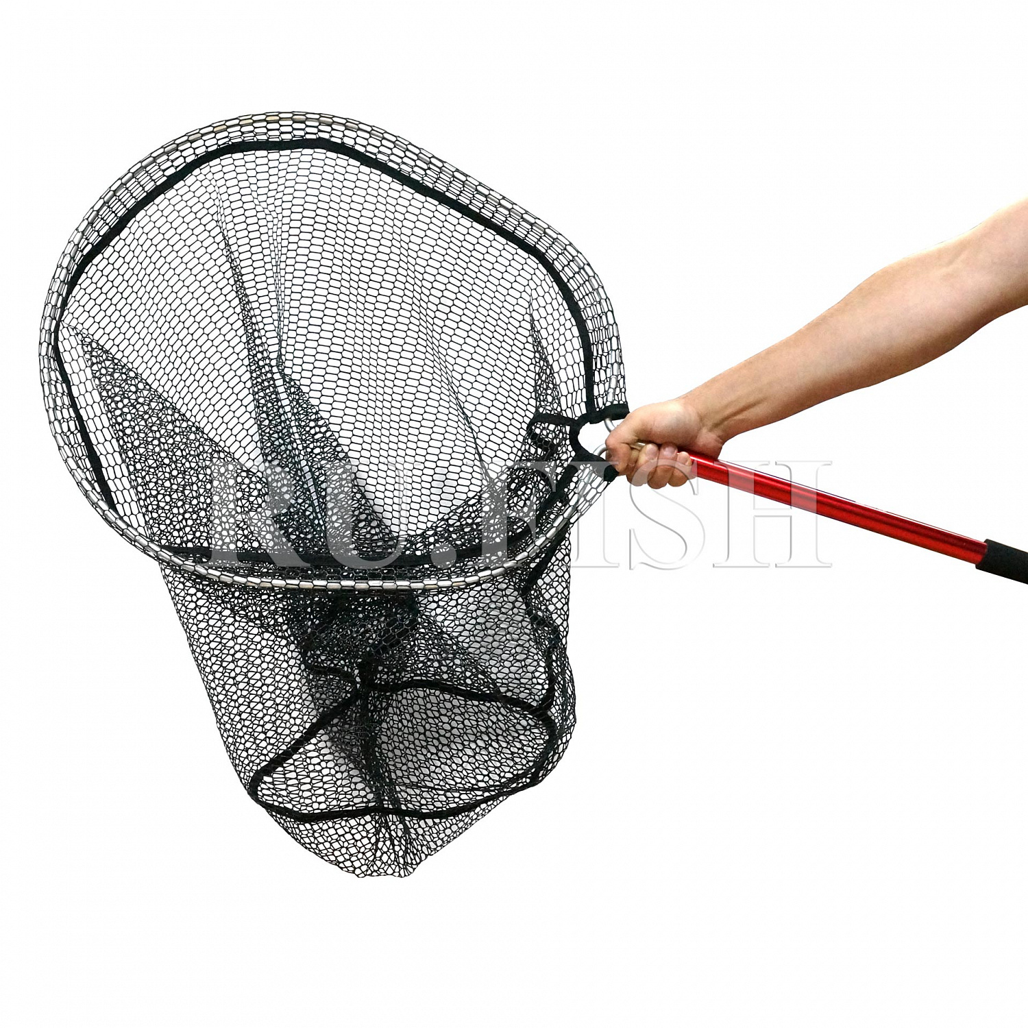 Голова подсачека NAKAZIMA Rubber Net 65×55×60см(прорезиненная сетка)