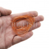 Материал для сегментации Hends Body Glass Half Round 03 Ochre, фото на ладони