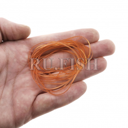 Материал для сегментации Hends Body Glass Half Round 03 Ochre, фото на ладони