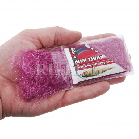 Волокна синтетические Hends Angel Hair 21 Metallic Vine Red, на ладони