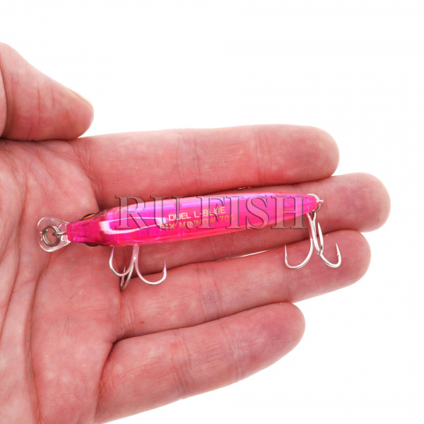 Воблер DUEL L-Blue Fix Minnow 70S 8 гр HPI, спинка