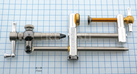 Тиски STONFO Morsetto FlyLab C-Clamp размер на миллиметровой сетке