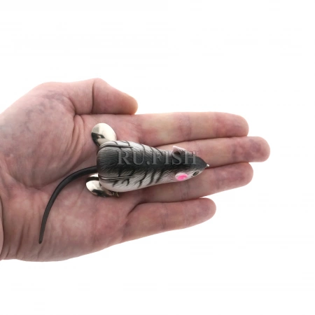 Приманка силиконовая TimeGo Kingkong Mouse 70мм 22гр 03, спинка