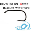 Крючки KUMHO Wet Nymph Barbless KH-72100 BN (25шт.)