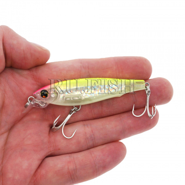 Воблер DUEL L-Blue Fix Minnow 70S 8 гр HLCL, вид сбоку