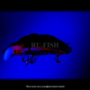 Воблер Asakura Bullhead 6 SR-SP 9.9 гр 770 съемка в ультрафиолете