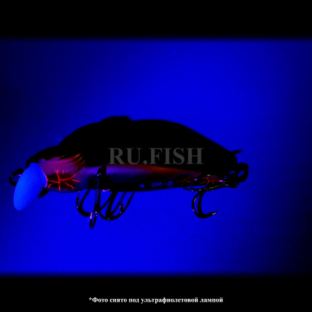 Воблер Asakura Bullhead 6 SR-SP 9.9 гр 770 съемка в ультрафиолете