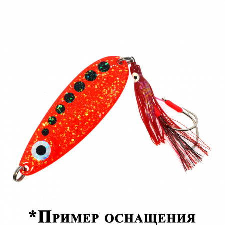 Октопус на ассистах Striker Aki Aji Red №20 S, фото Ru.Fish