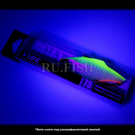 Воблер Hardcore Vibe 75S 23.5 гр GPCL, съемка в ультрафиолете