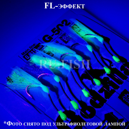 Сабики на зубаря Higashi Godzilla G-502 Mix 4 #10 0.180-0.215, фото Ru.Fish