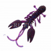 Силиконовый рак Boroda Baits Crawler 80 140-Фиолетовый 3шт