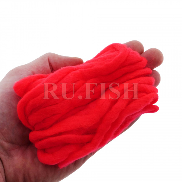 Пряжа Wapsi Fire Egg Yarn Salmon Egg Flame на ладони