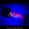 Блесна Daiwa Aki Aji Crusader-W 80 мм 45 гр, цвет 0484 7933 Keimura Pink Sardine, съемка в ультрафиолете