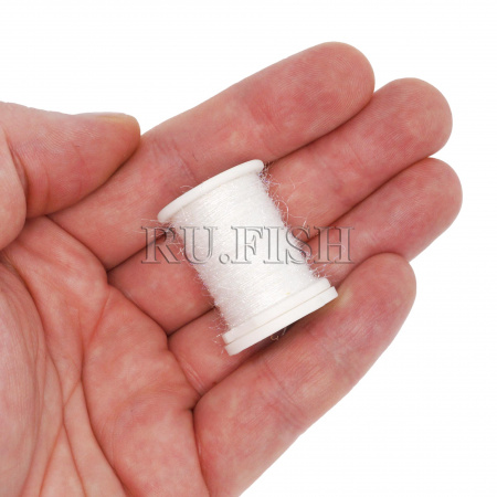 Даббинговая нить Textreme Easy Dub 01 White, фото на ладони