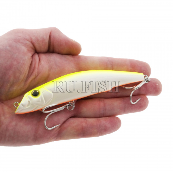 Воблер YO-ZURI Mag Darter 125F PCL, вид сбоку