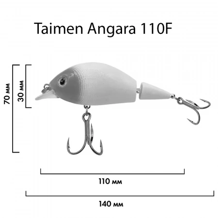 Воблер D-Ocean Taimen Angara 110F 50 гр 26