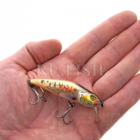Воблер Asakura Bullhead 6 SR-SP 9.1 гр 615 на ладони