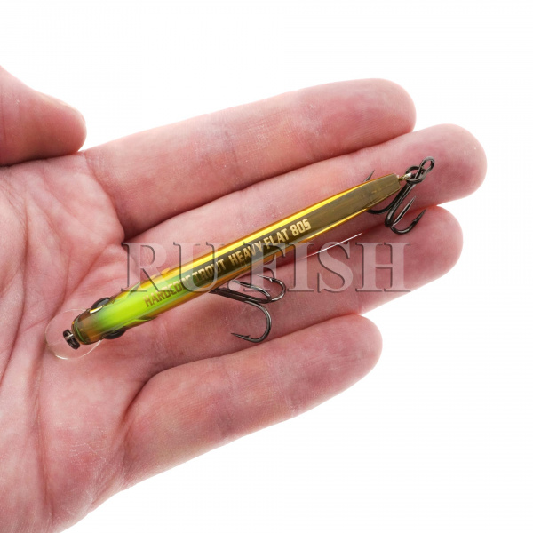 Воблер Hardcore Trout Havy Flat F1262 80S 13.5 гр HSAY, спинка