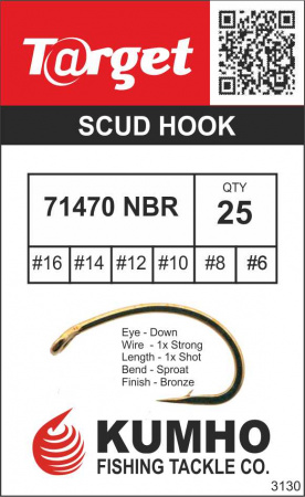 Крючки KUMHO Scud hook KH-71470 NBR (25шт.)