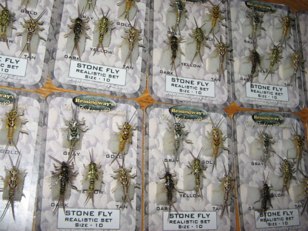 Набор мушек Hemingway's Realistic Set Stone Fly