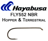Крючки Hayabusa FLY552 Hopper & Terrestrial NBR (1000шт.)