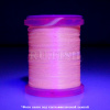 Пряжа антроновая UTC Antron Yarn Spoole Fl Shell Pink съемка в ультрафиолете
