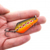 Блесна Wigston Lures Tas Devil Spoon 12.5 гр 7 Spotted Dog_ фото на ладони 1