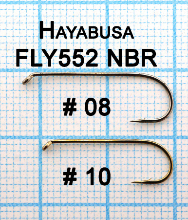 Крючки Hayabusa FLY552 Hopper & Terrestrial NBR (1000шт.)